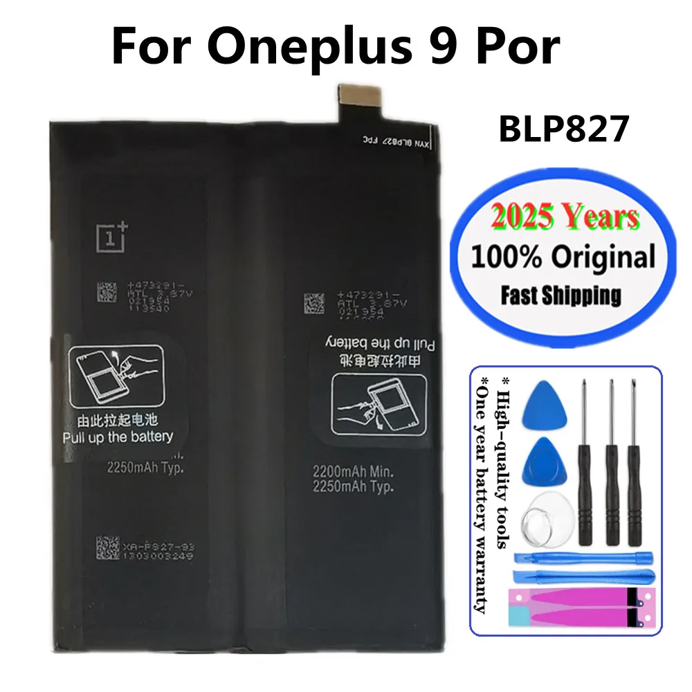 Оригинальный аккумулятор BLP827 на 2025 года, 4500 мАч, 1 + для One Plus 9Pro One Plus 9 Pro, сменный аккумулятор для мобильного телефона + инструменты
Оригинальный аккумулятор BLP827 на 2025 года, 4500 мАч, 1 + для One Plus 9Pro One Plus 9 Pro, сменный аккумулятор для мобильного телефона + инструменты