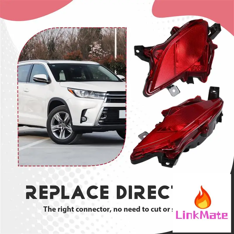 Отражающие лампы стоп-сигнала заднего бампера для Toyota Highlander 2020-2023 81480-0E060 81490-0E060
Отражающие лампы стоп-сигнала заднего бампера для Toyota Highlander 2020-2023 81480-0E060 81490-0E060