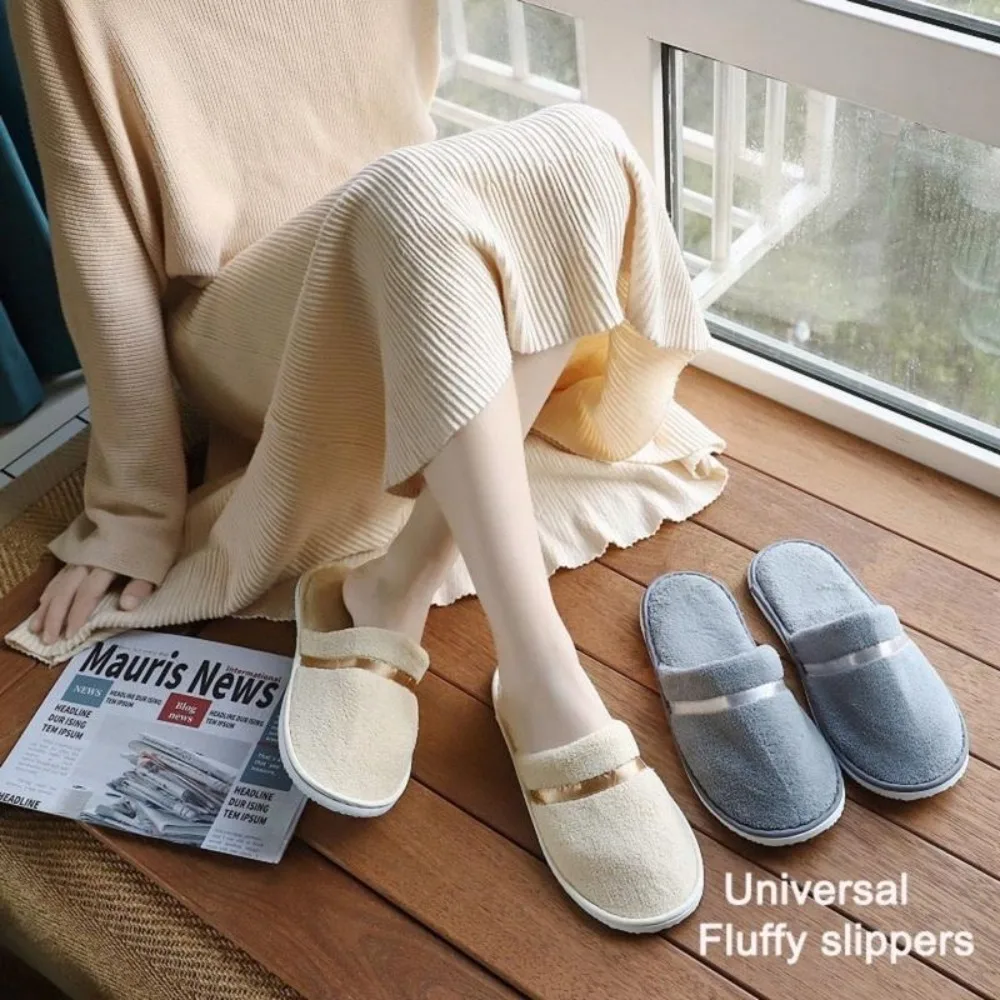 1 Pair New Thickened Disposable Slippers Anti-slip Coral Fleece Winter Home Slippers Platform Indoor Slippers Hospitality Hotel
1 Pair New Thickened Disposable Slippers Anti-slip Coral Fleece Winter Home Slippers Platform Indoor Slippers Hospitality Hotel