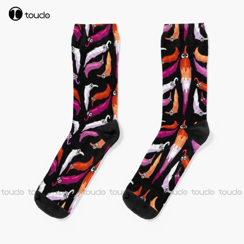 Lesbian Pride Worms! Socks Funny Art Streetwear Colorful Cartoon Socks 360° Digital Print Christmas New Year Gift Custom Gift 
Lesbian Pride Worms! Socks Funny Art Streetwear Colorful Cartoon Socks 360° Digital Print Christmas New Year Gift Custom Gift