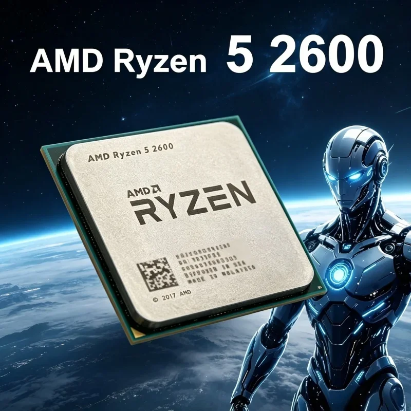 AMD Budget-friendly Hot Ryzen 5 2600 Desktop Processor, 6 Core 12 Thread, 3.4GHz, AM4 Socket
AMD Budget-friendly Hot Ryzen 5 2600 Desktop Processor, 6 Core 12 Thread, 3.4GHz, AM4 Socket
