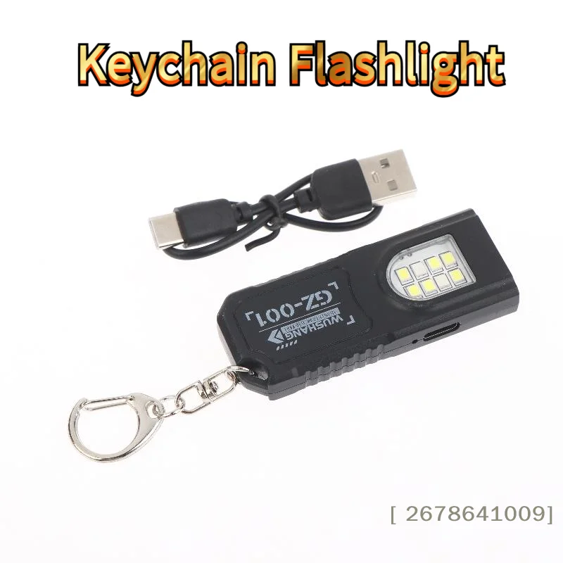 1/2-Piece Multi-Function Keychain Flashlight, Rechargeable Ultra-Bright Mini Work Light Portable EDC & Emergency Light〔YY33〕
1/2-Piece Multi-Function Keychain Flashlight, Rechargeable Ultra-Bright Mini Work Light Portable EDC & Emergency Light〔YY33〕
