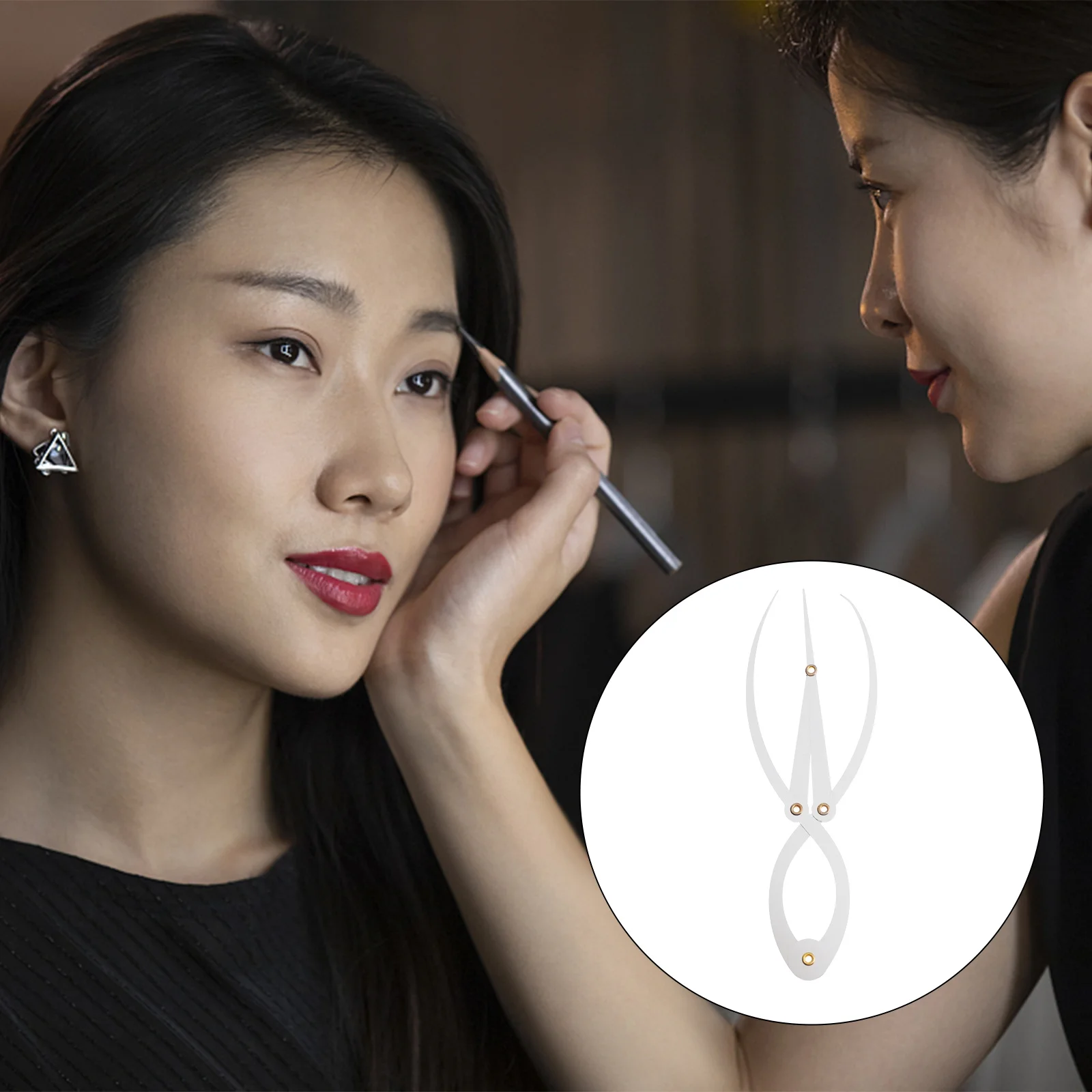 Golden Ratio Eyebrow Measuring Ruler Portable Positioning Tool Stainless Steel Micropigmentation Accessories Small Light Easy
Golden Ratio Eyebrow Measuring Ruler Portable Positioning Tool Stainless Steel Micropigmentation Accessories Small Light Easy