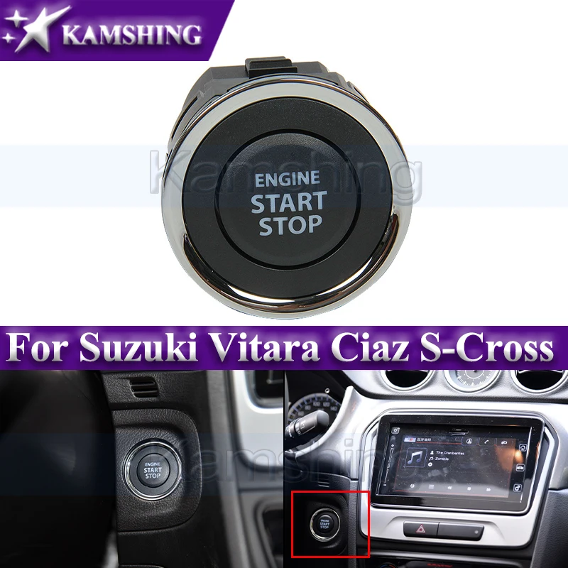 Kamshing Ignition Engine Start Stop Switch Button For Suzuki Vitara Ciaz S-Cross Start Ignition Button
Kamshing Ignition Engine Start Stop Switch Button For Suzuki Vitara Ciaz S-Cross Start Ignition Button
