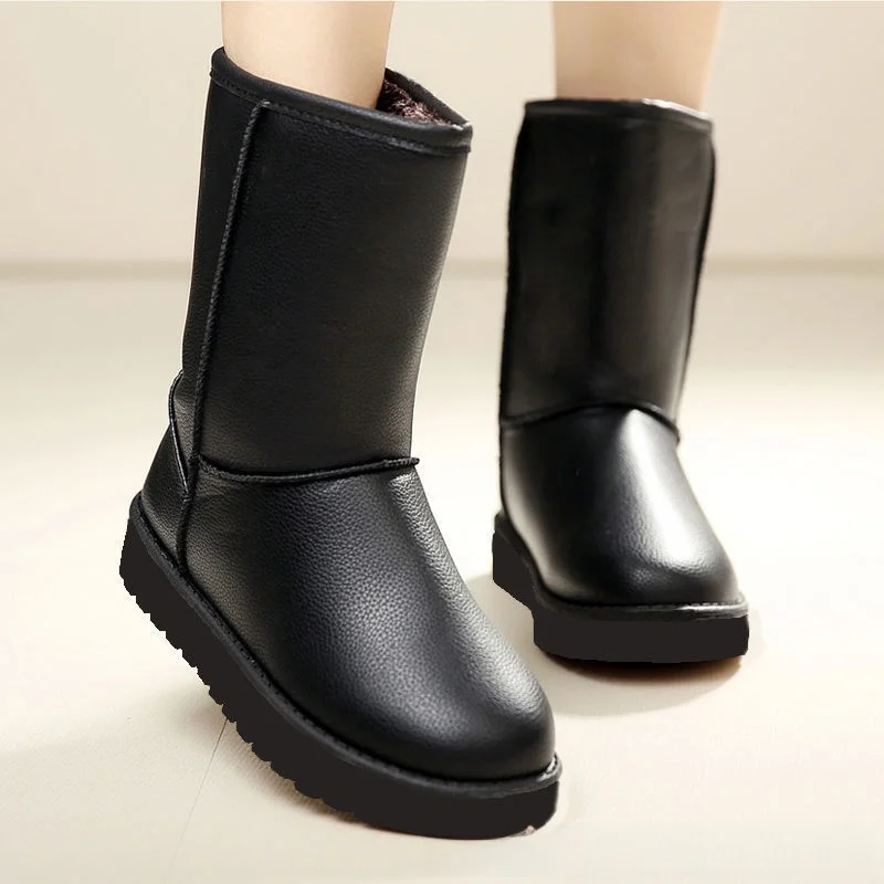 Winter Waterproof Fleece Lined Mid-Calf Thickened Snow Boots Women's Casual Style Rubber Sole Comfortable Warm Booties
Winter Waterproof Fleece Lined Mid-Calf Thickened Snow Boots Women's Casual Style Rubber Sole Comfortable Warm Booties