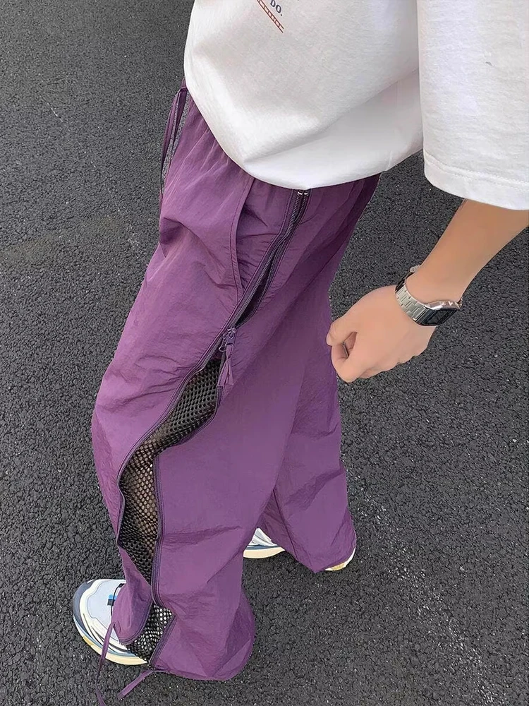 Qui Dry American Nylon Summer Thin Leggings Men's Casual Sports Wide Leg Pants Breathable Me Side Zipper Loose Fit
Qui Dry American Nylon Summer Thin Leggings Men's Casual Sports Wide Leg Pants Breathable Me Side Zipper Loose Fit