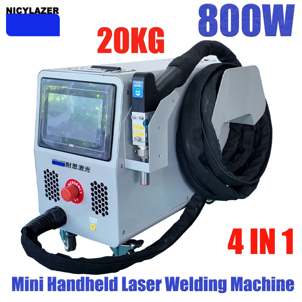 NICYLAZER 800W Mini Air Cooled Handheld Laser Welding Machine for metal,stainless steel and silver, ideal for outdoor use
NICYLAZER 800W Mini Air Cooled Handheld Laser Welding Machine for metal,stainless steel and silver, ideal for outdoor use