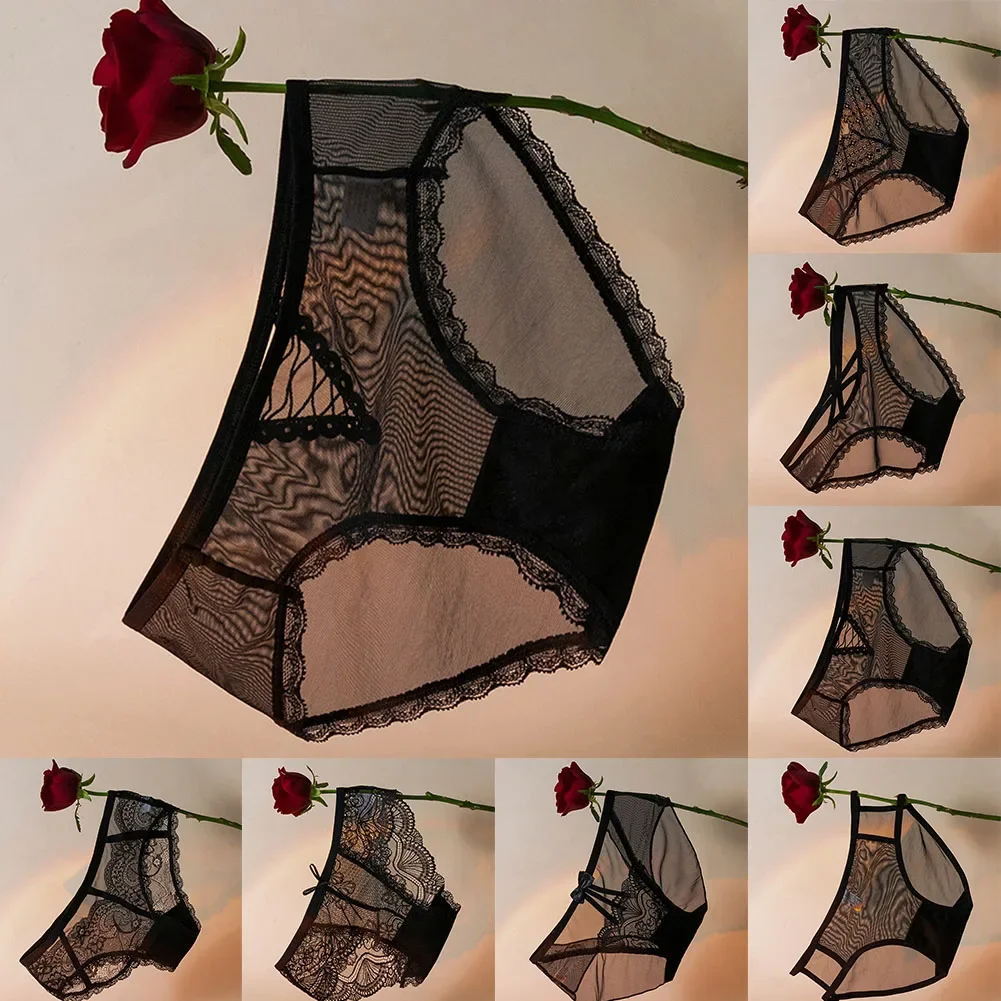 Briefs Underwear For Daily G-string Thongs Lace Hollow Thongs Lingerie Briefs See Though Slight Strech Brand New
Briefs Underwear For Daily G-string Thongs Lace Hollow Thongs Lingerie Briefs See Though Slight Strech Brand New