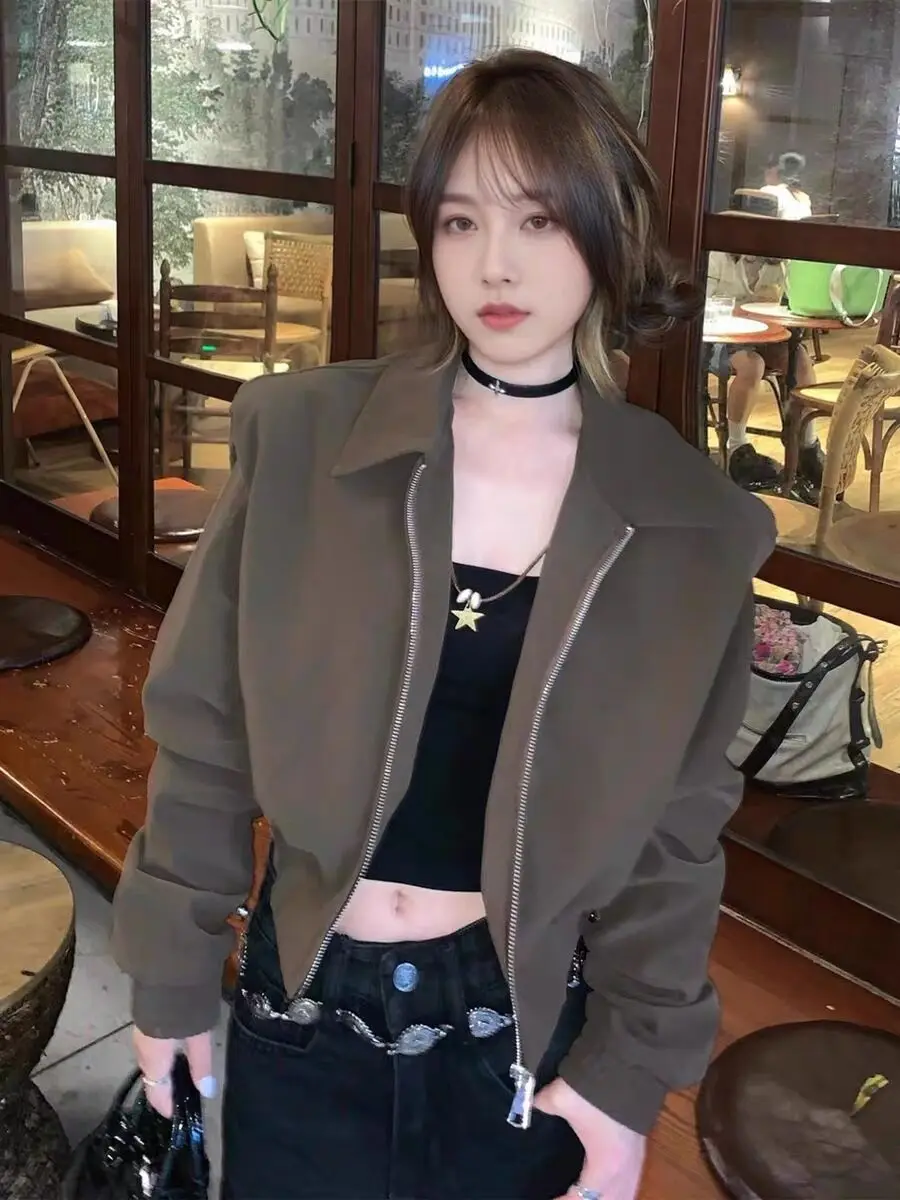 Bomber Jackets Womens Jacket Japonesa Fall Stereoscopic Panelled Cropped Artistic Modern Minimalist Layered Minimalism Commuting
Bomber Jackets Womens Jacket Japonesa Fall Stereoscopic Panelled Cropped Artistic Modern Minimalist Layered Minimalism Commuting