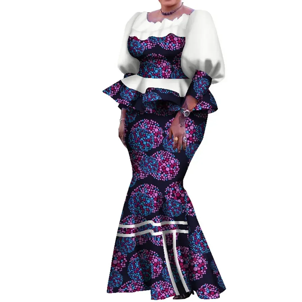 Traditional African Women Skirt Suit Pleated Top and Ankle Length Skirt Lovely Lady Plus Size Female Autumn Skirt Set WY7907
Traditional African Women Skirt Suit Pleated Top and Ankle Length Skirt Lovely Lady Plus Size Female Autumn Skirt Set WY7907