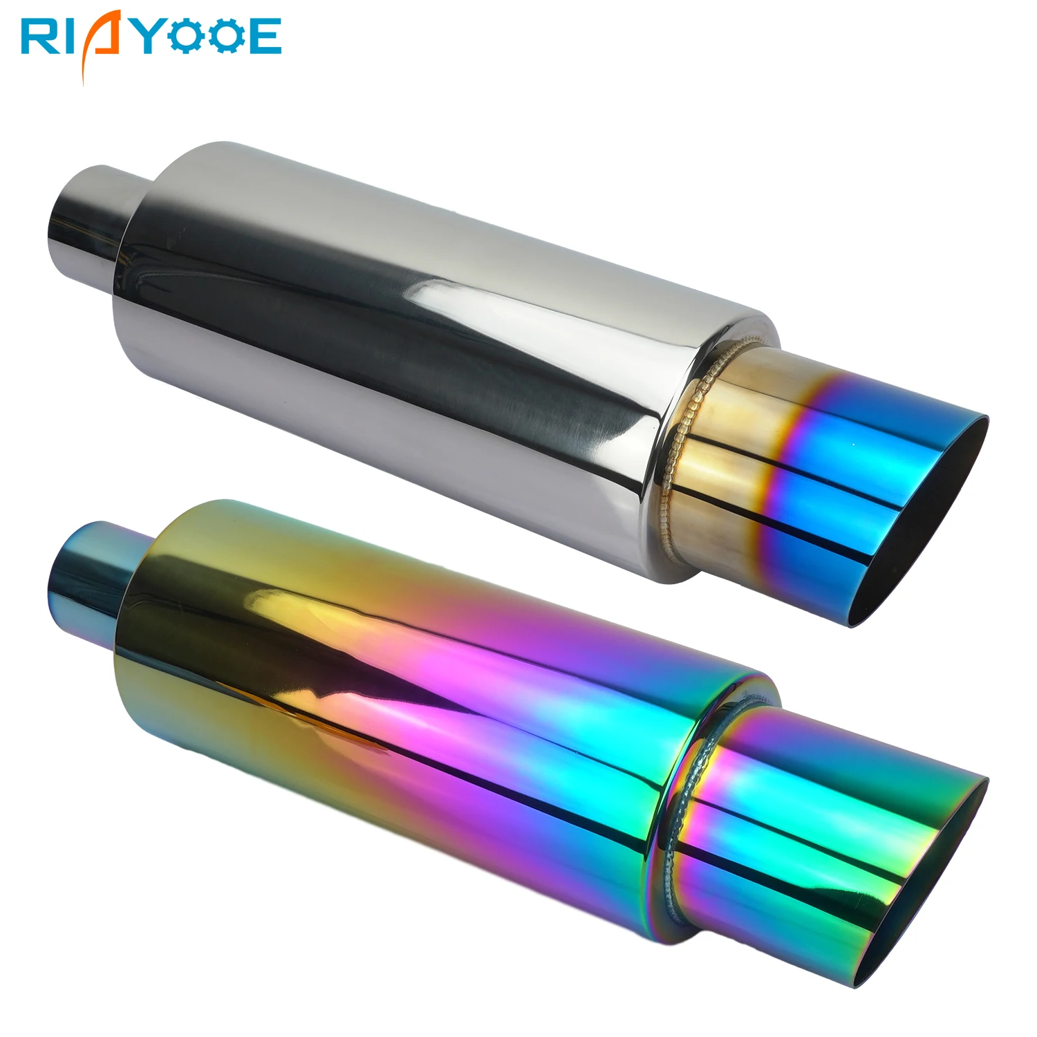 Exhaust Muffler Pipe 2.5inch 63mm Chrome Tip System Universal For Racing Sport Car Modified Accessories Turbo Sound Boost Tuning
Exhaust Muffler Pipe 2.5inch 63mm Chrome Tip System Universal For Racing Sport Car Modified Accessories Turbo Sound Boost Tuning