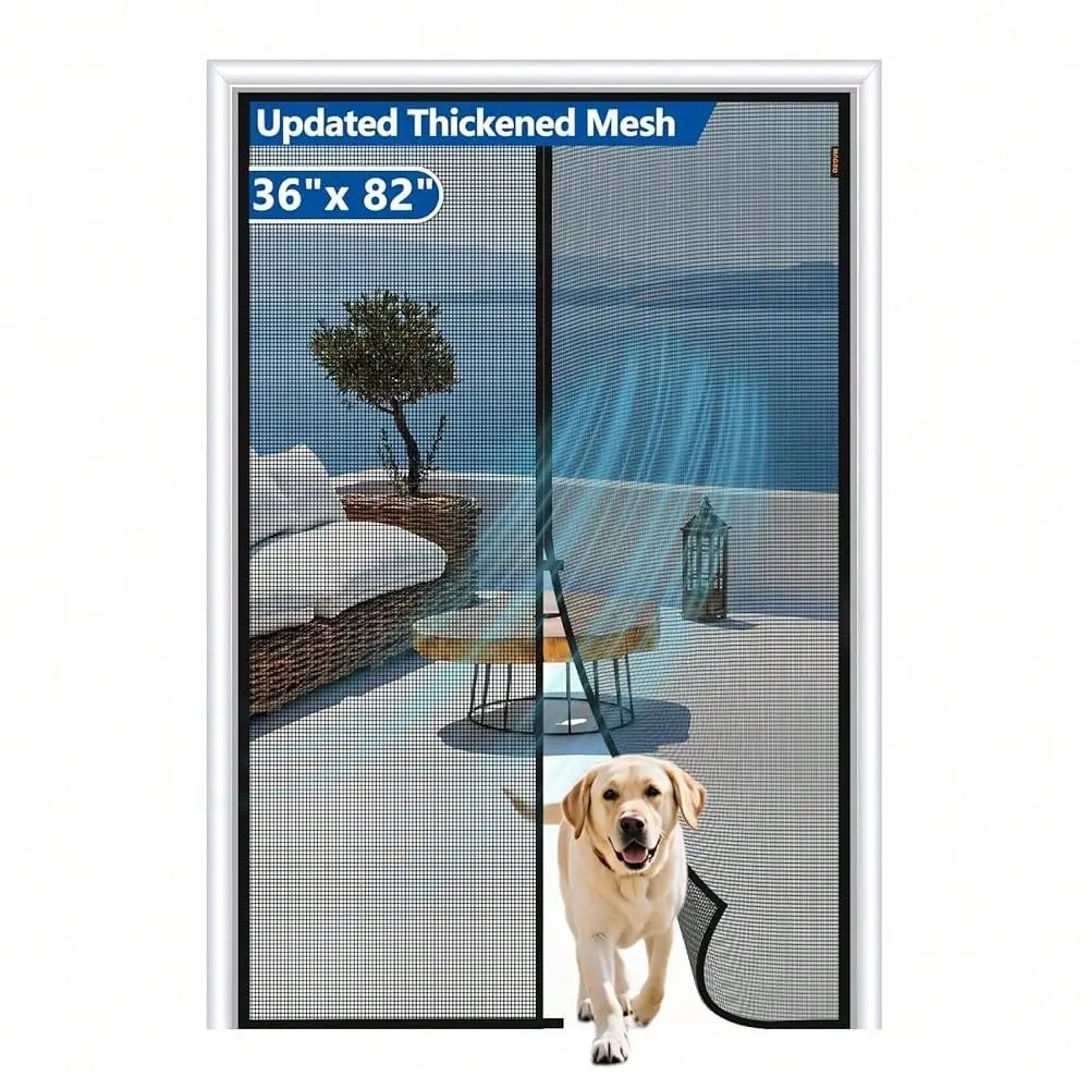 Pet Proof Mag.Netic Screen Door Thicker 250g M2 Pet Screen Door Mesh Fit Door Size 36 X 82 Inch, Mesh Size 38 X 83 , Heavy Duty
Pet Proof Mag.Netic Screen Door Thicker 250g M2 Pet Screen Door Mesh Fit Door Size 36 X 82 Inch, Mesh Size 38 X 83 , Heavy Duty