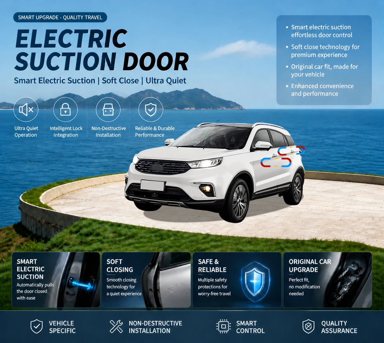 Car Specific Car Modification Auto Suction Soft Close Door Modification Parts & Accessories For Ford Territory CX743MCA 2022-26+
Car Specific Car Modification Auto Suction Soft Close Door Modification Parts & Accessories For Ford Territory CX743MCA 2022-26+