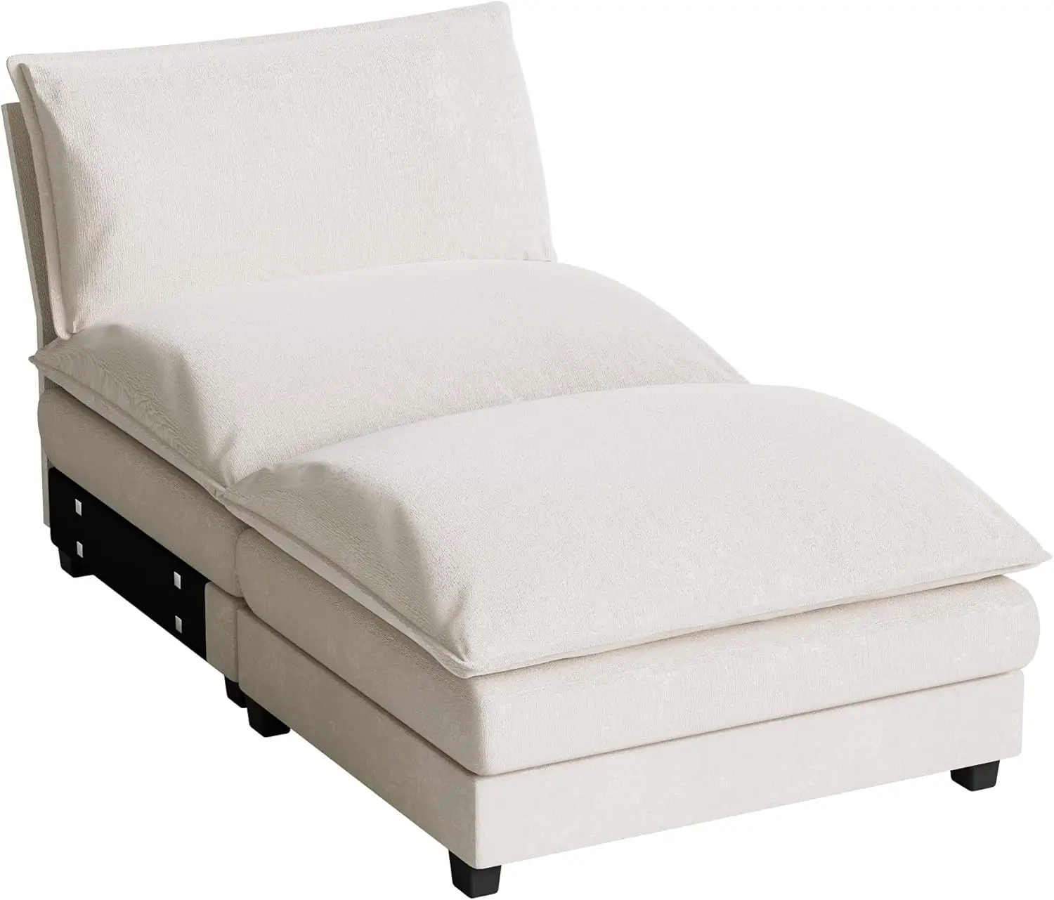 Modular Sectional Sofa with Reversible Ottoman, DIY Chenille Cloud Couch for Living Room, Apartment
Modular Sectional Sofa with Reversible Ottoman, DIY Chenille Cloud Couch for Living Room, Apartment