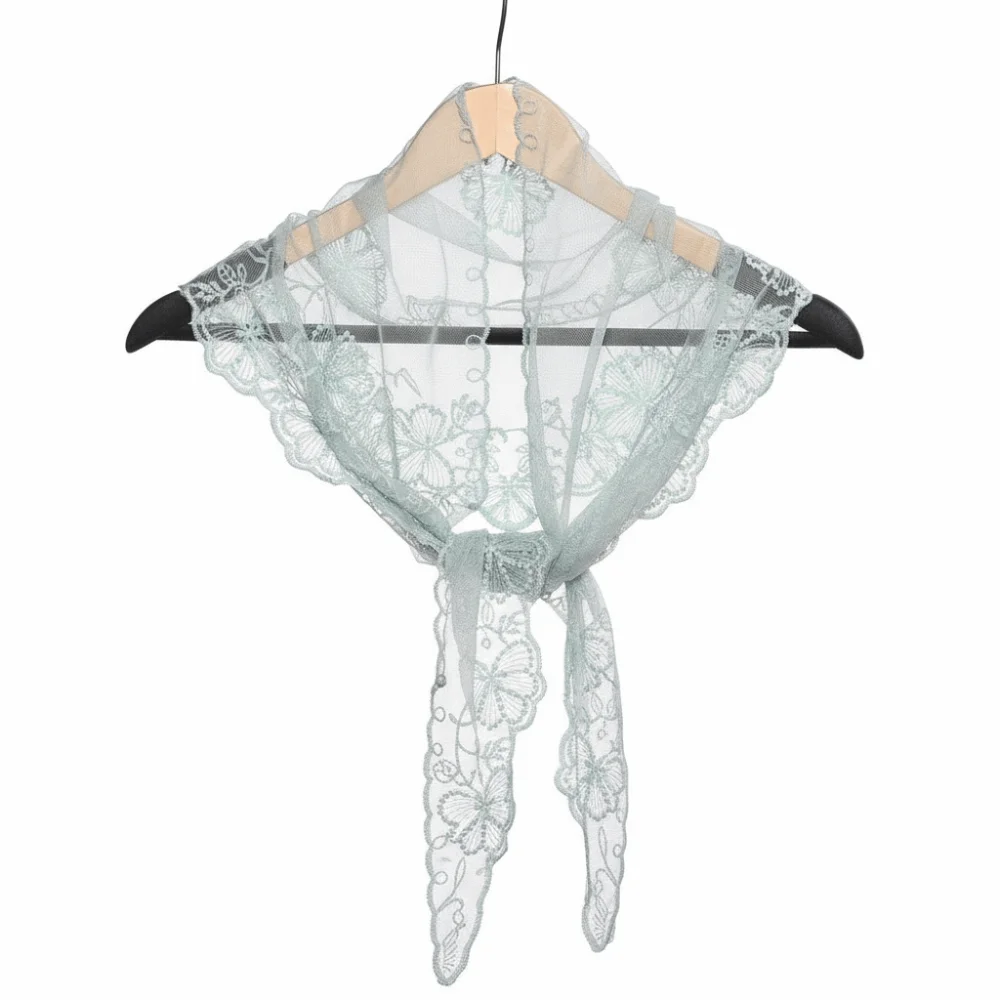 Elegant Embroidered Flower Lace Scarf Breathable Mesh Lightweight Triangle Scarf Female Headscarf Spring
Elegant Embroidered Flower Lace Scarf Breathable Mesh Lightweight Triangle Scarf Female Headscarf Spring