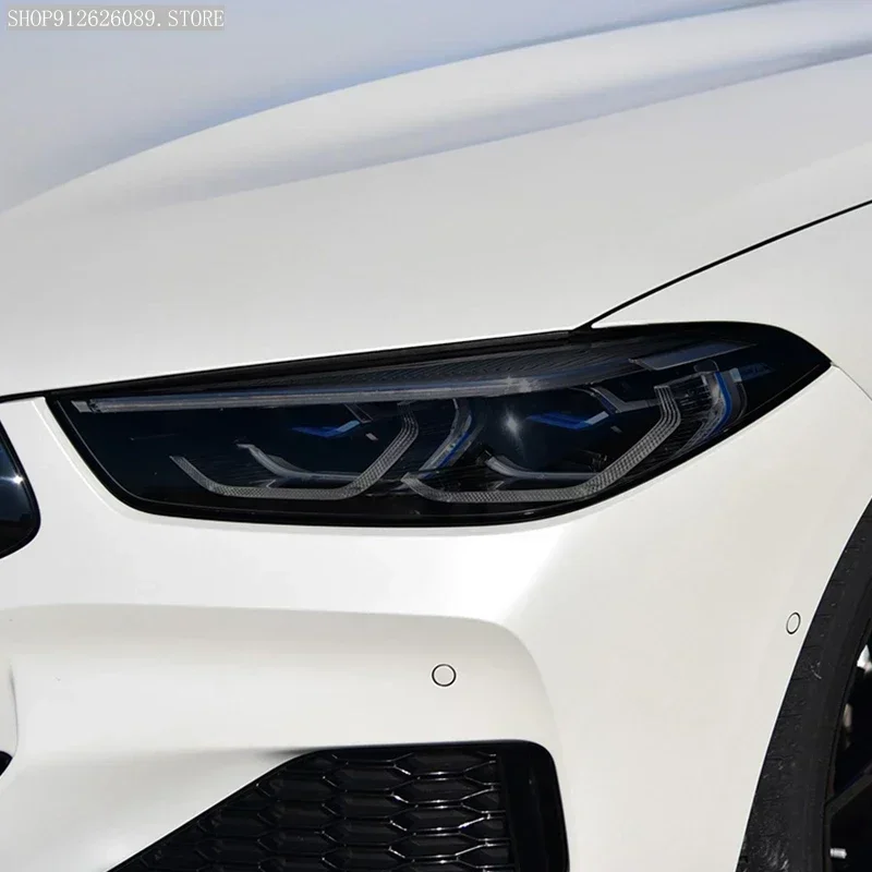 2 Pcs Car Headlight Protective Film Smoked Black Tint Wrap Vinyl Transparent TPU Sticker For BMW 8 Series G14 G15 G16 M8 2019-On
2 Pcs Car Headlight Protective Film Smoked Black Tint Wrap Vinyl Transparent TPU Sticker For BMW 8 Series G14 G15 G16 M8 2019-On