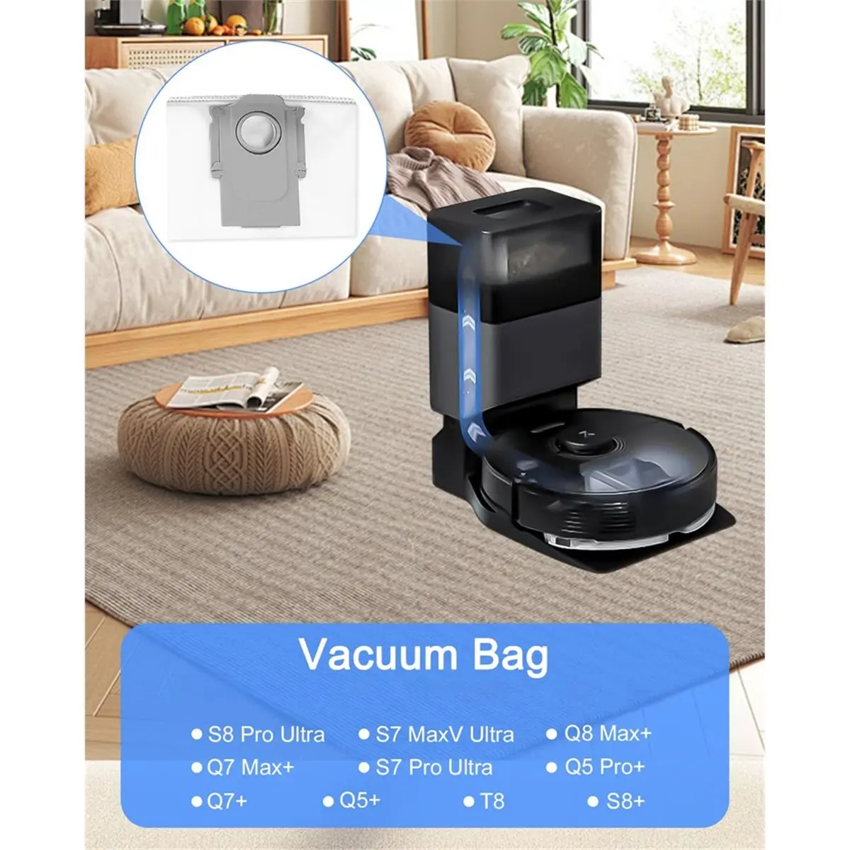 12PCS Vacuum Bags for S8+/ S8 Pro Ultra/ S7 MaxV Ultra/ S7 Pro Ultra/ Q7+ / Q7 Max+/ Q8 Max+/ Q5 Pro+/T8
12PCS Vacuum Bags for S8+/ S8 Pro Ultra/ S7 MaxV Ultra/ S7 Pro Ultra/ Q7+ / Q7 Max+/ Q8 Max+/ Q5 Pro+/T8