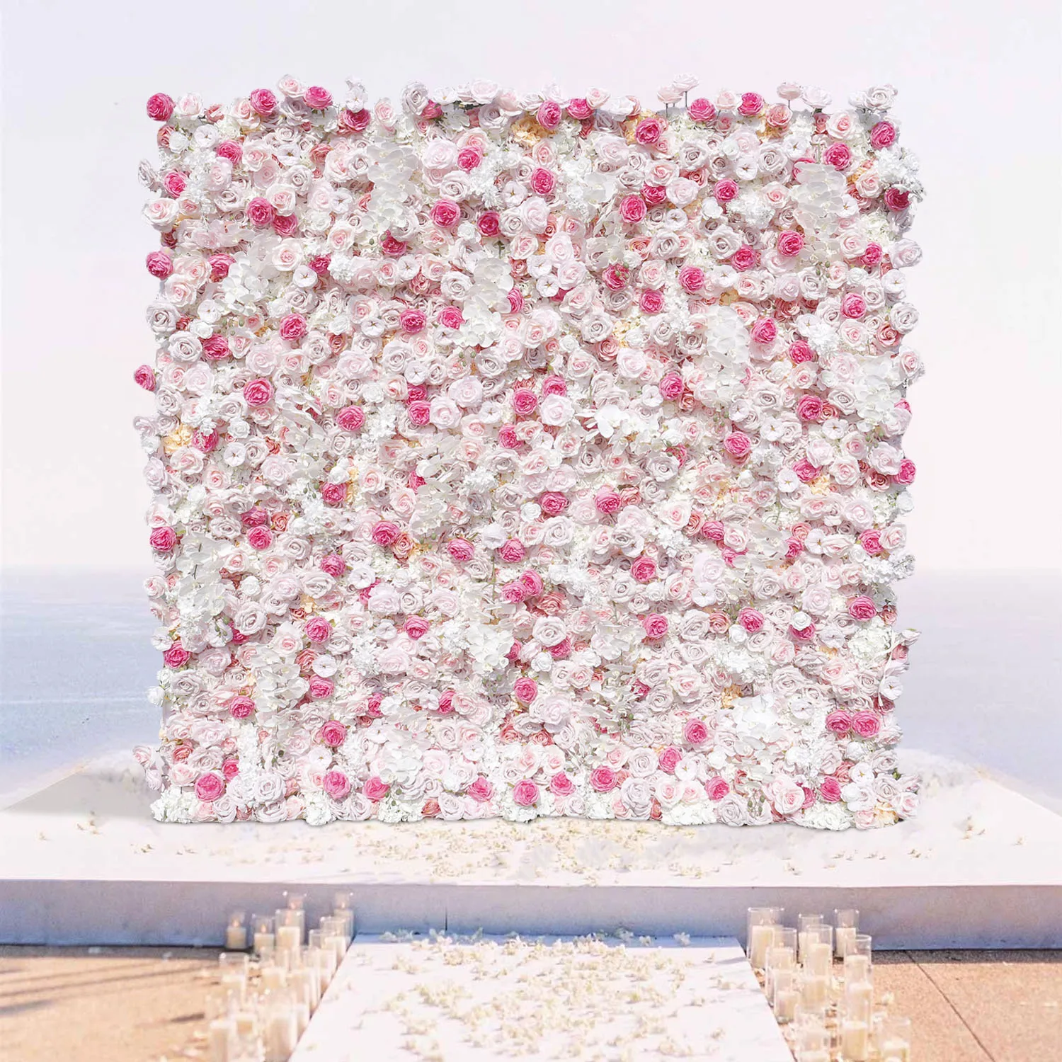 Uflower 5D Wedding White Pink Rose Artificial Flower Wall Flower Arch Backdrop Floral Event Party Prop Floral Arrangement Decor
Uflower 5D Wedding White Pink Rose Artificial Flower Wall Flower Arch Backdrop Floral Event Party Prop Floral Arrangement Decor