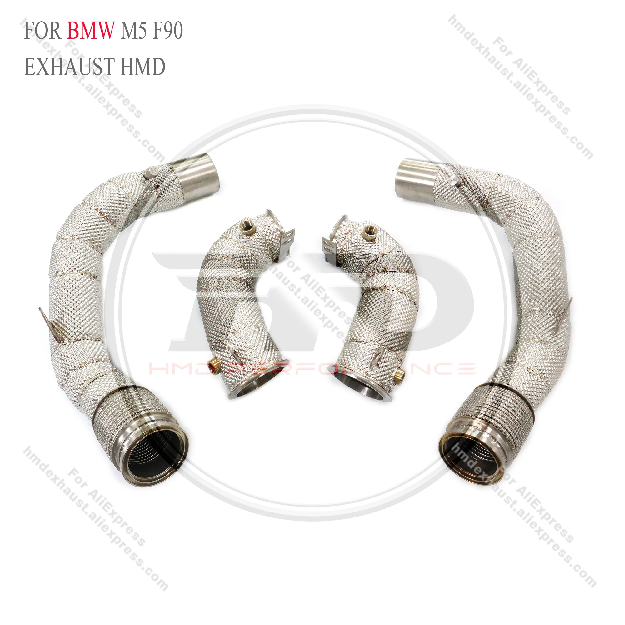 downpipe resonant tube for BMW M5 F90 With heat shield HMD Exhaust System Performance Quality certification
downpipe resonant tube for BMW M5 F90 With heat shield HMD Exhaust System Performance Quality certification