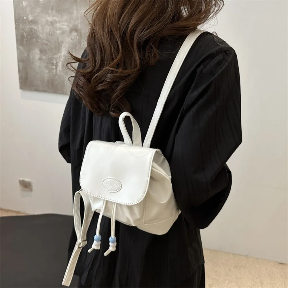 Cute Mini PU Leather Backpack Solid Color Korean Style Shoulders Bag Handbag Small Pack Y2K Backpack Girls
Cute Mini PU Leather Backpack Solid Color Korean Style Shoulders Bag Handbag Small Pack Y2K Backpack Girls