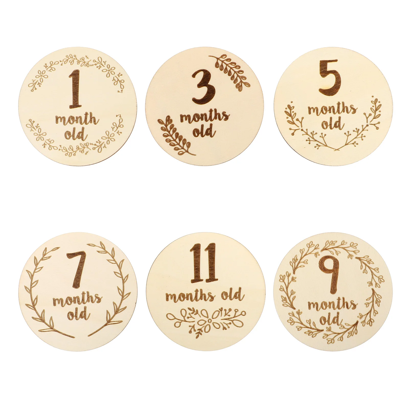 6 Pcs Milestone Cards Wooden Photo Props for Newborn Monthly Infant Gifts Baby Birth Cards Baby Shower
6 Pcs Milestone Cards Wooden Photo Props for Newborn Monthly Infant Gifts Baby Birth Cards Baby Shower