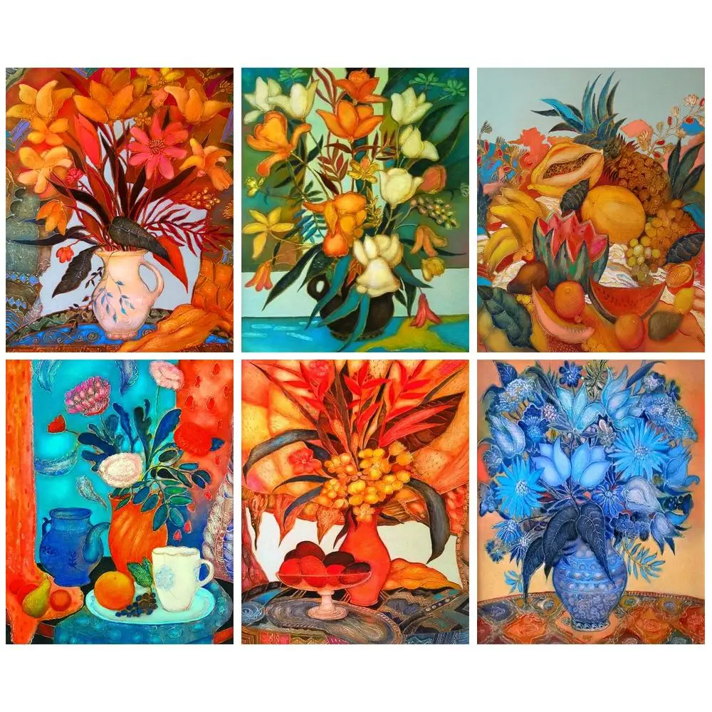CHENISTORY Oil Painting By Numbers Instract Vase Kits Gift Pictures By Numbers Flower Number Painting Wall Decor
CHENISTORY Oil Painting By Numbers Instract Vase Kits Gift Pictures By Numbers Flower Number Painting Wall Decor