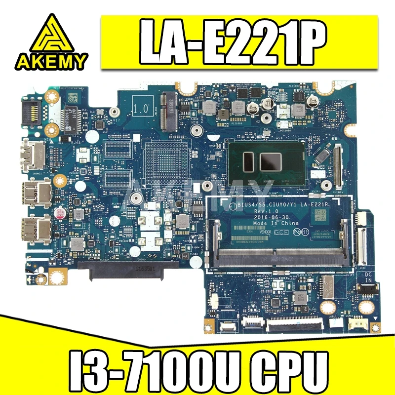 For Lenovo 510-14IKB Motherboard LA-E221P 5B20M3932811 5B20M32797 5B20M3932111 I3-7100U i5-7200U Mainboard YOGA Yoga Flex 4-1480
For Lenovo 510-14IKB Motherboard LA-E221P 5B20M3932811 5B20M32797 5B20M3932111 I3-7100U i5-7200U Mainboard YOGA Yoga Flex 4-1480