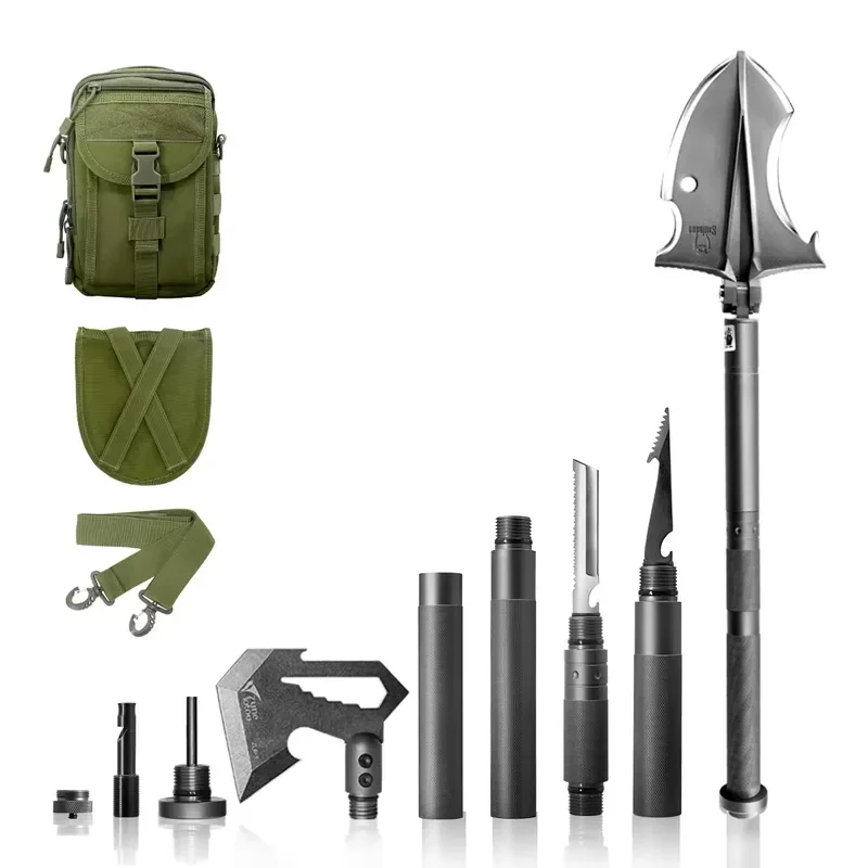 Zune Lotoo High Quality Tactical Camping Shovel Folding Multitool 24 in 1 Survival Spade Shovel Survival Kit Gear
Zune Lotoo High Quality Tactical Camping Shovel Folding Multitool 24 in 1 Survival Spade Shovel Survival Kit Gear