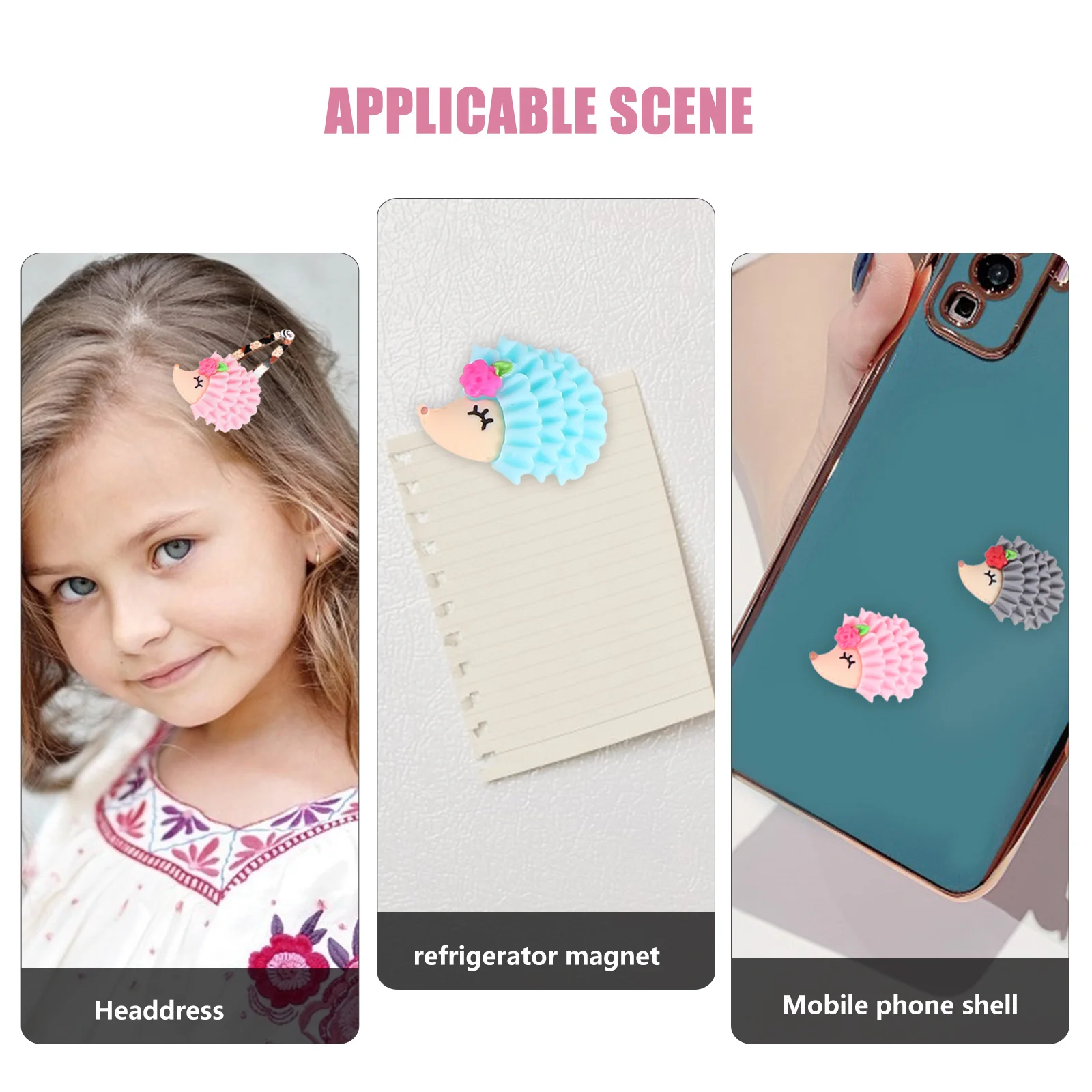 20 шт., аксессуары для волос, принадлежности для самостоятельного изготовления, украшения в виде ежика из смолы для головных уборов, аксессуары для украшения 
20 шт., аксессуары для волос, принадлежности для самостоятельного изготовления, украшения в виде ежика из смолы для головных уборов, аксессуары для украшения