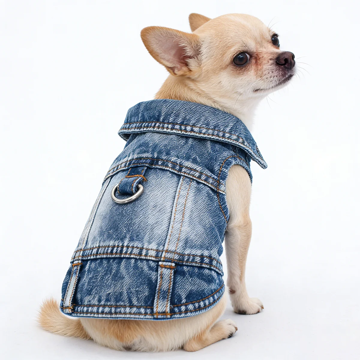 Puppy Spring Clothes for Small Medium Dogs Sleeveless Dog Shirt Shih tzu Boy Cool Denim Vest Outdoor Harness For Cats & Puppies
Puppy Spring Clothes for Small Medium Dogs Sleeveless Dog Shirt Shih tzu Boy Cool Denim Vest Outdoor Harness For Cats & Puppies