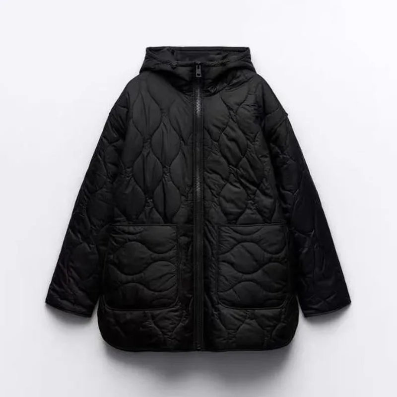 Осень/зима, новый продукт, женская новая мода и повседневная универсальная куртка с воротником-стойкой и капюшоном, хлопковое пальто
Осень/зима, новый продукт, женская новая мода и повседневная универсальная куртка с воротником-стойкой и капюшоном, хлопковое пальто