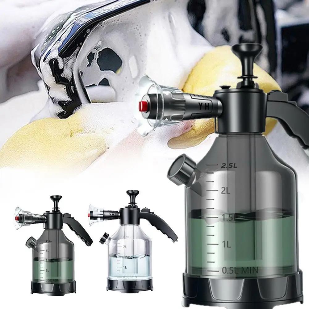 3L Hand Pump Foam Sprayer with 3 Types of Nozzle Hand Pneumatic Foam Cannon Snow Foam Car Wash Spray Bottle Car Window Cleaning
3L Hand Pump Foam Sprayer with 3 Types of Nozzle Hand Pneumatic Foam Cannon Snow Foam Car Wash Spray Bottle Car Window Cleaning
