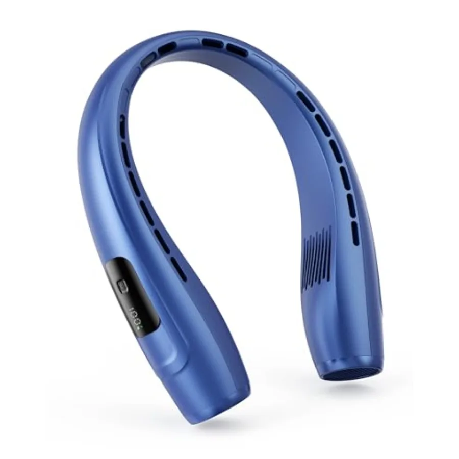 Neck Fan, Personal Fan with LED Indicator, USB-C Charging, Long-Lasting 4000mAh Battery, Hands Free Bladeless Fan with 3 Adjust
Neck Fan, Personal Fan with LED Indicator, USB-C Charging, Long-Lasting 4000mAh Battery, Hands Free Bladeless Fan with 3 Adjust