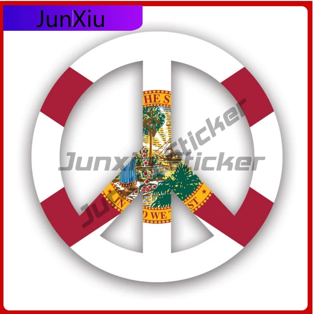 Florida Flag Peace Fade Resistant Weather Resistant Funny For Truck Car Body Bumper No Residue Easy Apply Decal Anime Style
Florida Flag Peace Fade Resistant Weather Resistant Funny For Truck Car Body Bumper No Residue Easy Apply Decal Anime Style