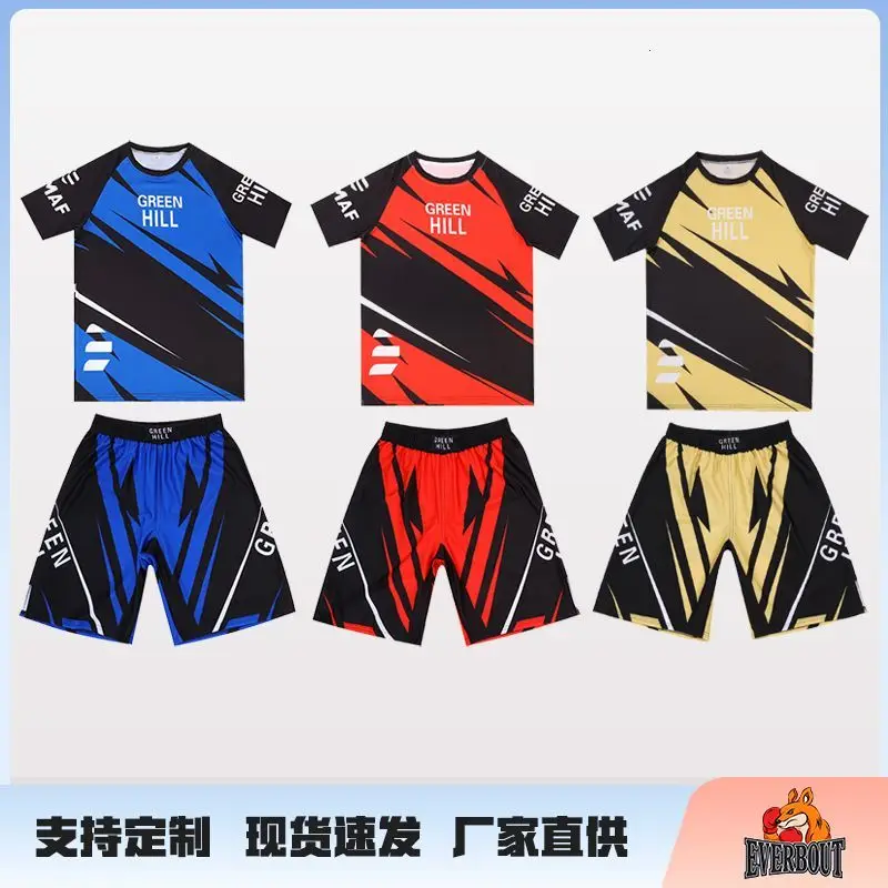 Muay Thai Fighting Kickboxing SandaMMAQuick-drying Boxing Training Fitness Custom Sports Children Adult Set
Muay Thai Fighting Kickboxing SandaMMAQuick-drying Boxing Training Fitness Custom Sports Children Adult Set