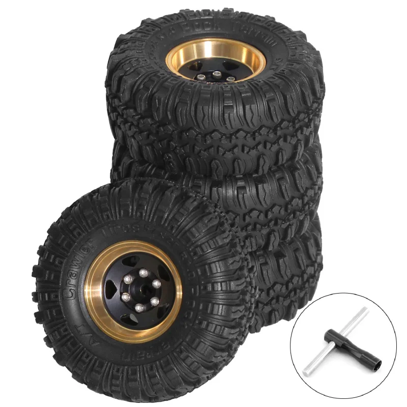 RC полностью латунный обод колеса 1,0 с бисером и колеса, шины для 1/18 1/24 Trx4m SCX24 FCX24, RC гусеничный автомобиль, 4 шт.
RC полностью латунный обод колеса 1,0 с бисером и колеса, шины для 1/18 1/24 Trx4m SCX24 FCX24, RC гусеничный автомобиль, 4 шт.
