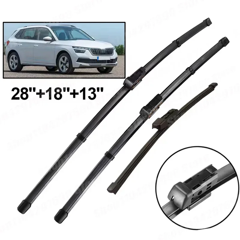 Wiper LHD Front & Rear Wiper Blades Set For Skoda Kamiq 2019 - 2023 Windshield Windscreen Window Car Brushes 28"+18"+13"
Wiper LHD Front & Rear Wiper Blades Set For Skoda Kamiq 2019 - 2023 Windshield Windscreen Window Car Brushes 28"+18"+13"