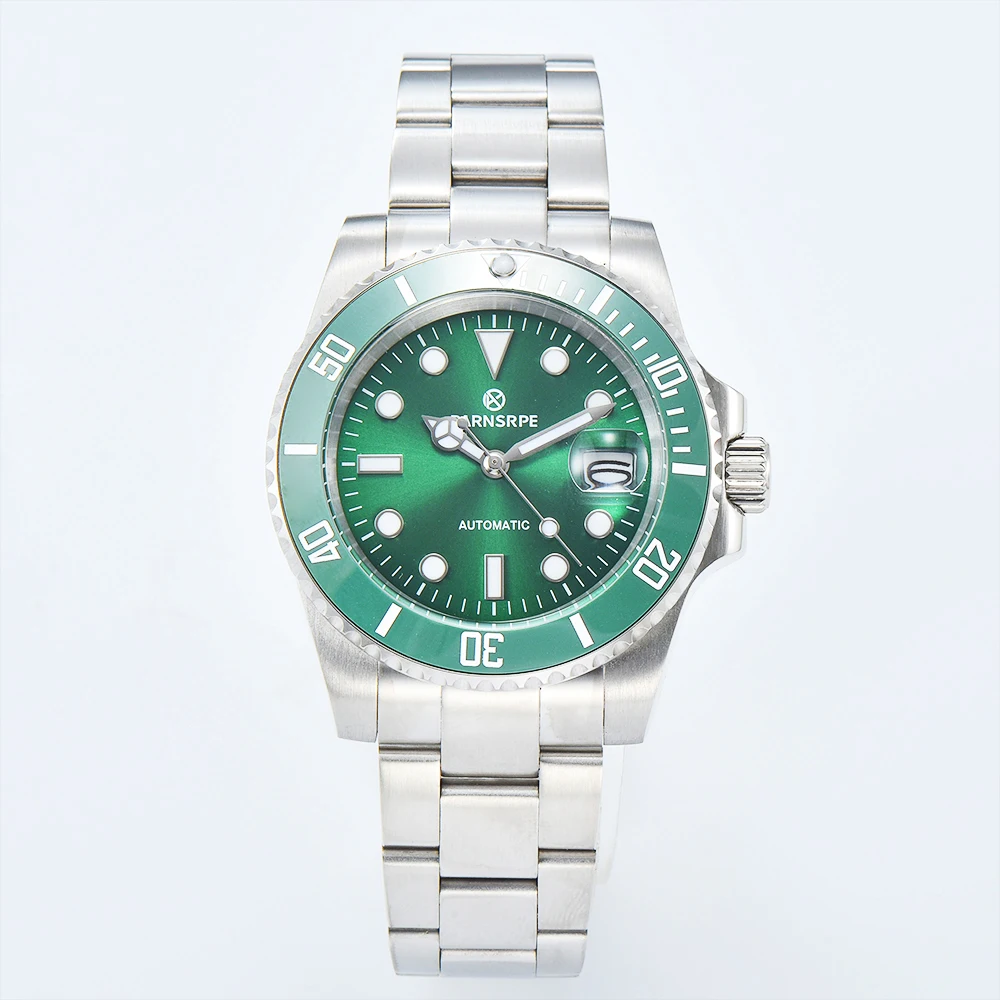 Luminous bezel automatic mechanical stainless steel luxury sapphire watch bezel 40mm men's waterproof watch NH35 movement
Luminous bezel automatic mechanical stainless steel luxury sapphire watch bezel 40mm men's waterproof watch NH35 movement