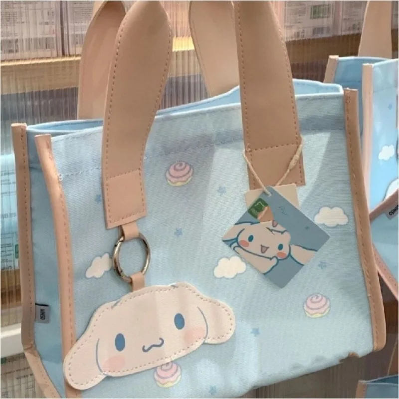 Cinnamoroll Bag Fashion Versatile High-capacity Cartoon Cute Canvas Bag Trend Personality School Supplies Storage Bag
Cinnamoroll Bag Fashion Versatile High-capacity Cartoon Cute Canvas Bag Trend Personality School Supplies Storage Bag