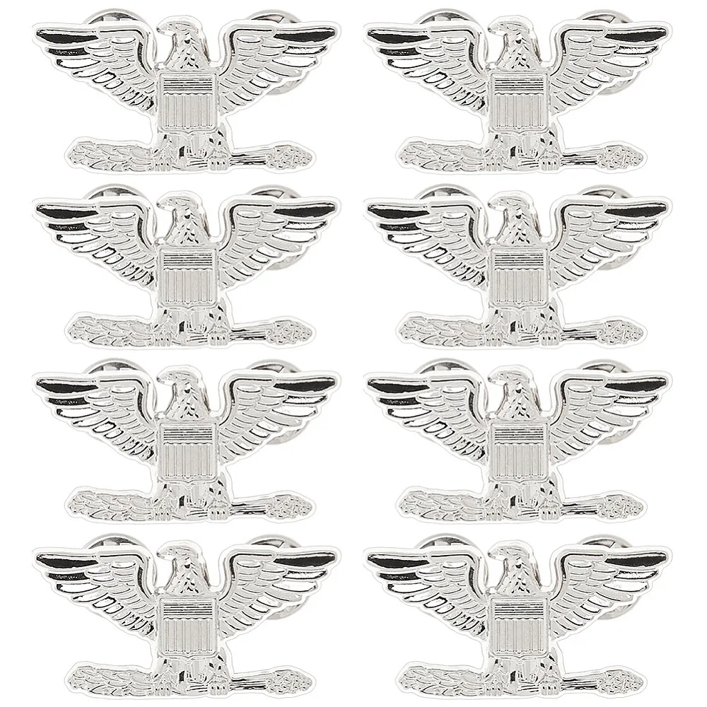8Pcs Eagle Zinc Alloy Brooches Platinum 21.5x41mm
8Pcs Eagle Zinc Alloy Brooches Platinum 21.5x41mm