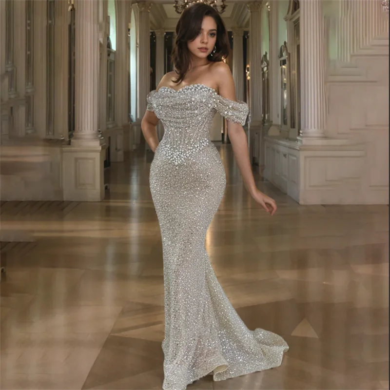 Великолепное жемчужное платье для выпускного вечера Милая с открытыми плечами Полое платье для выпускного вечера с блестящими пайетками Вечернее платье по индивидуальному заказу
Великолепное жемчужное платье для выпускного вечера Милая с открытыми плечами Полое платье для выпускного вечера с блестящими пайетками Вечернее платье по индивидуальному заказу