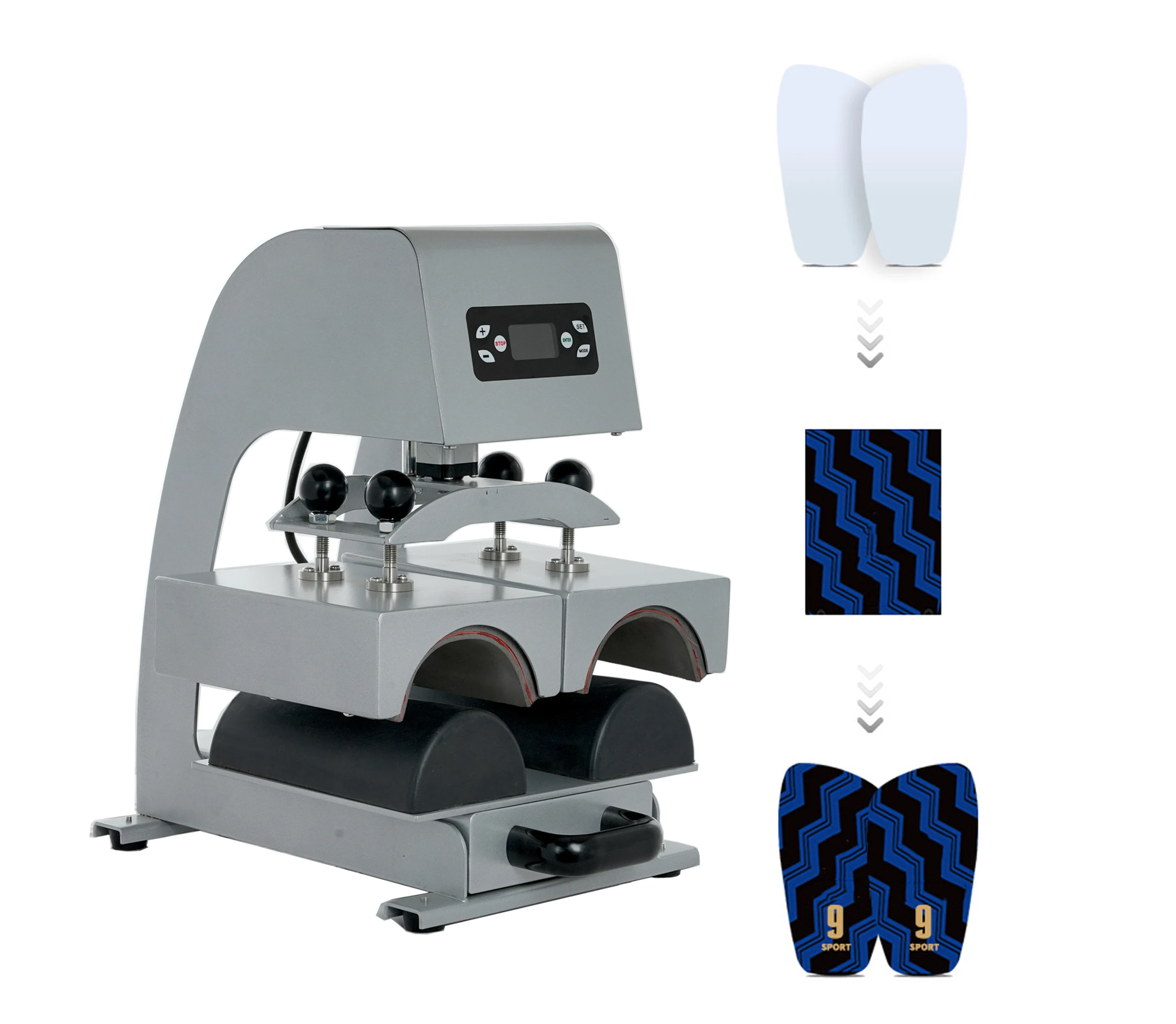 Shin Guard Machine a New Type Heat Press Machines Custom Team Football Shin Guard
Shin Guard Machine a New Type Heat Press Machines Custom Team Football Shin Guard