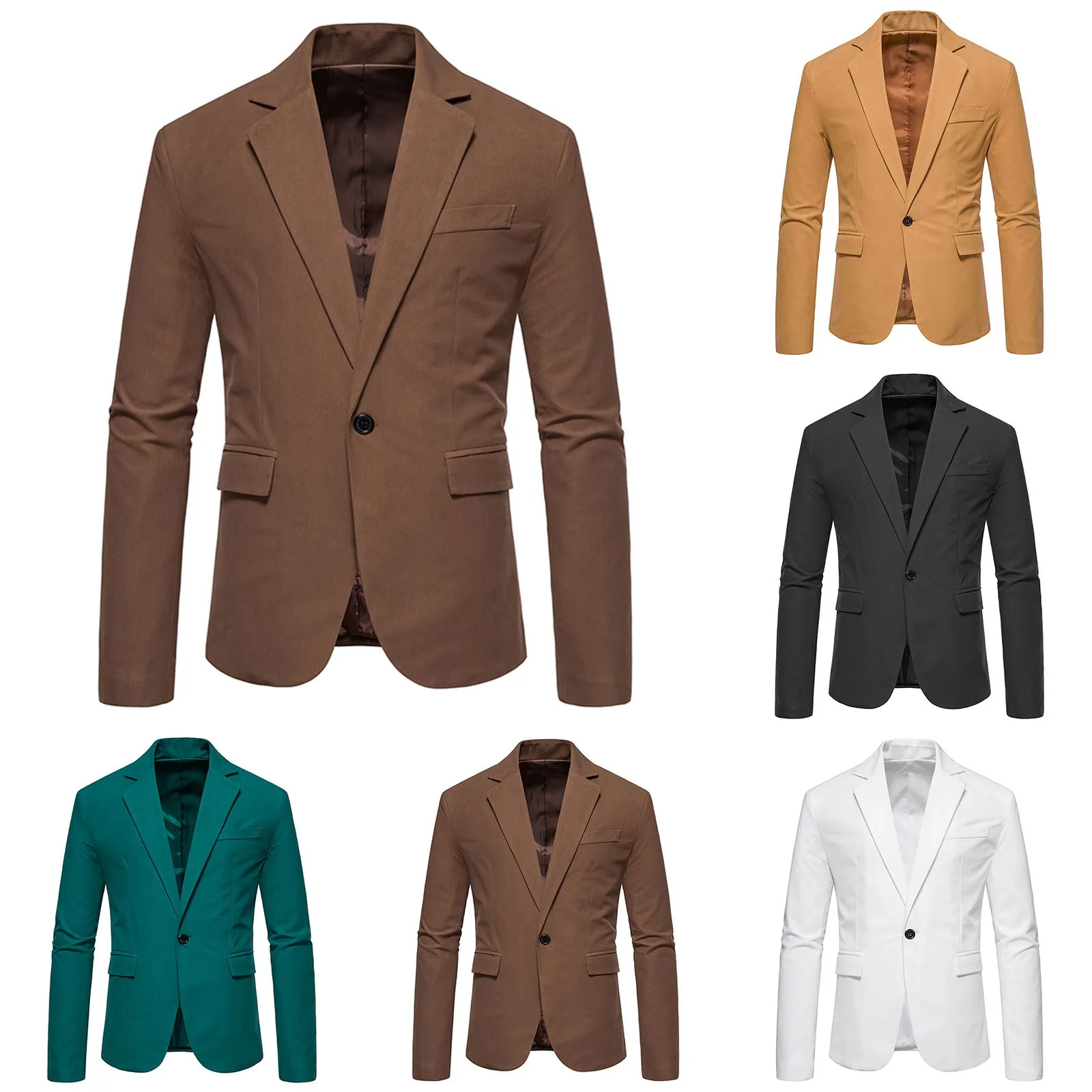New 2024 Men's Suede Blazer Single Button Solid Causal Slim Blazer Jackets Fashion Party Wedding Business Coats Men Formal Suits
New 2024 Men's Suede Blazer Single Button Solid Causal Slim Blazer Jackets Fashion Party Wedding Business Coats Men Formal Suits