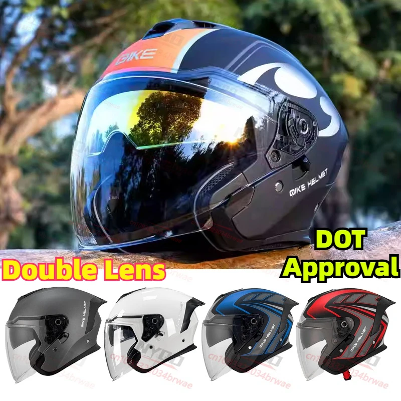 Motorcycle Riding Helmet Motorbike 3/4 Helmets Road Street Commute Cycling Helmets Four Seasons for Men Woman DOT Approval
Motorcycle Riding Helmet Motorbike 3/4 Helmets Road Street Commute Cycling Helmets Four Seasons for Men Woman DOT Approval