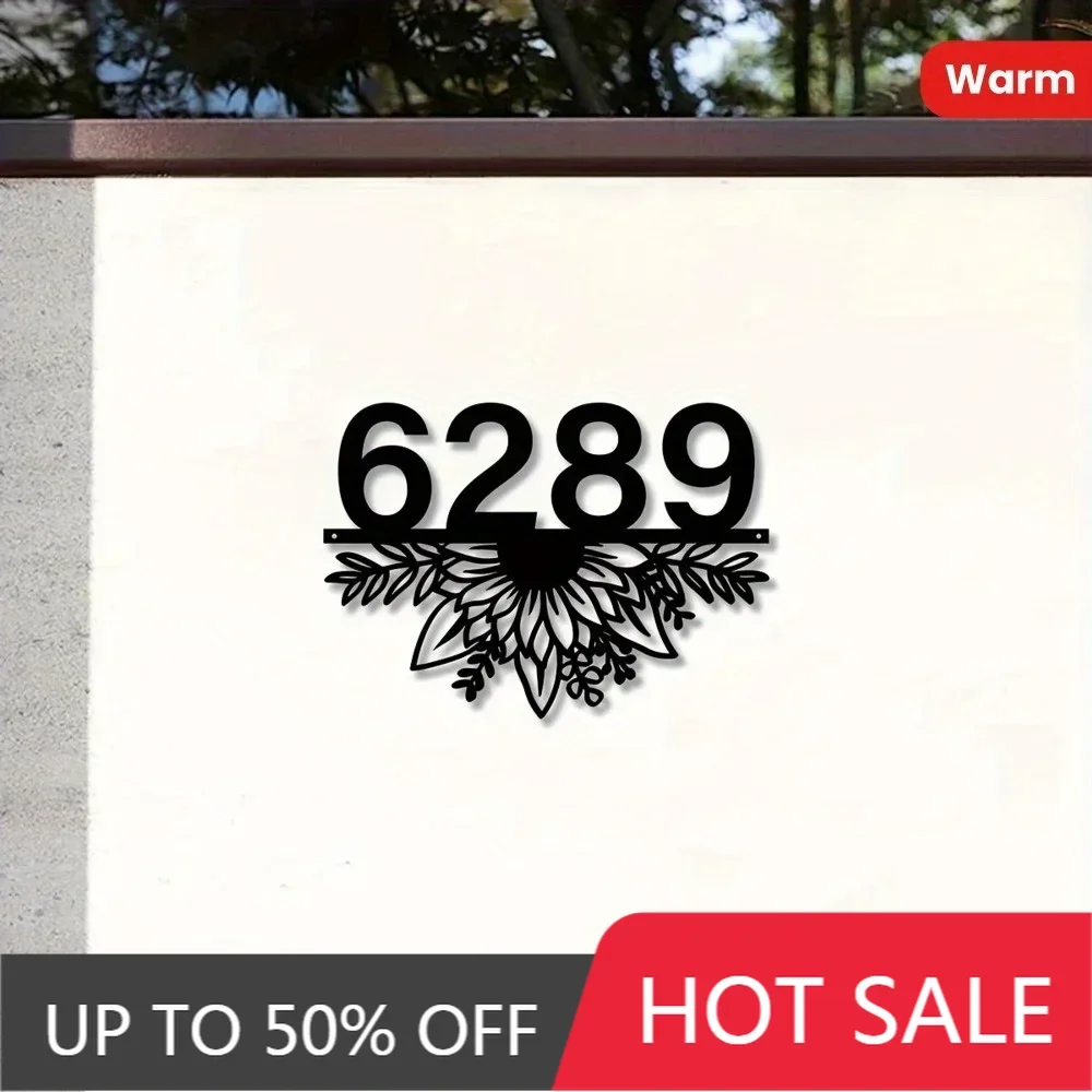 Iron Art Decorative Painting Adorable Custom Metal Floral House Marker Sign with Customized Address for Indoor Outdoor Beautific
Iron Art Decorative Painting Adorable Custom Metal Floral House Marker Sign with Customized Address for Indoor Outdoor Beautific