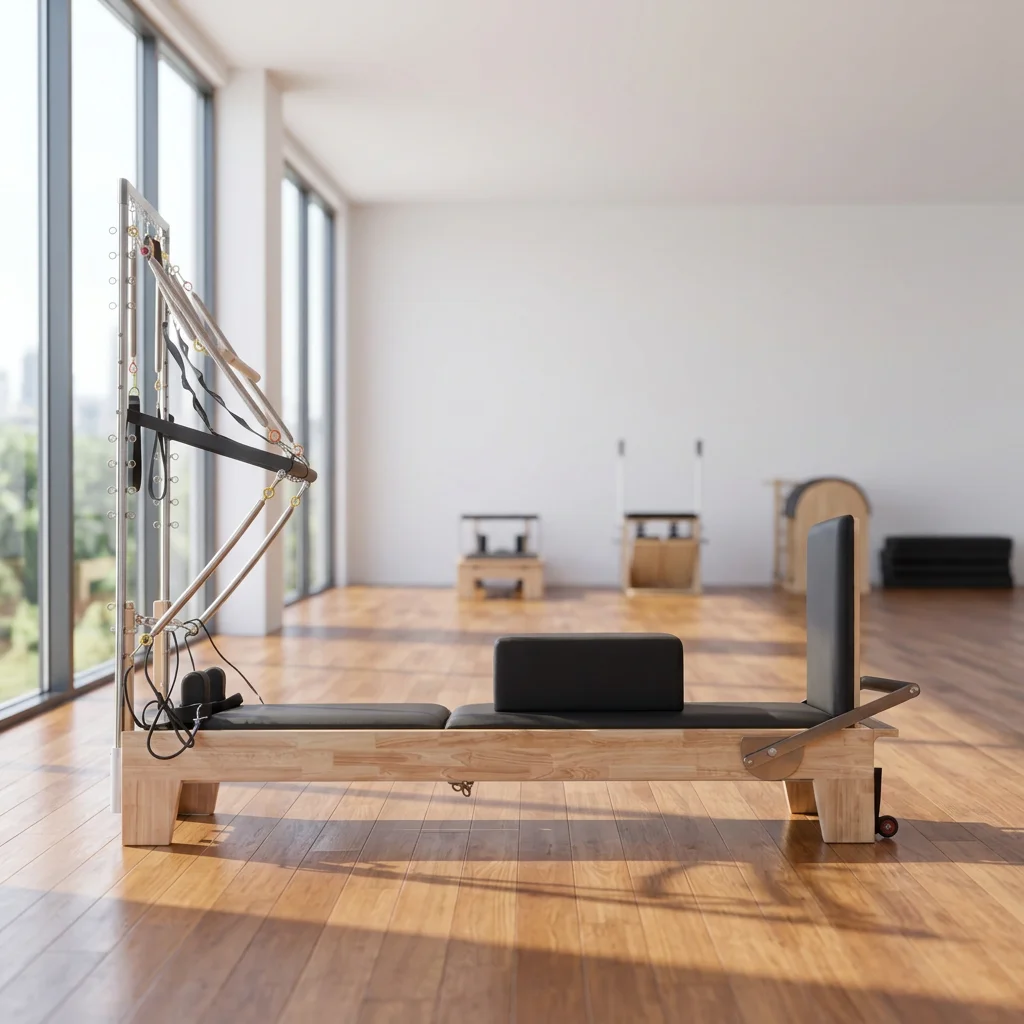 High Quality Durable Oak Wood Two in One Tower Bed Pilates Reformer for Pilates Studio Use Multifunction Body
High Quality Durable Oak Wood Two in One Tower Bed Pilates Reformer for Pilates Studio Use Multifunction Body