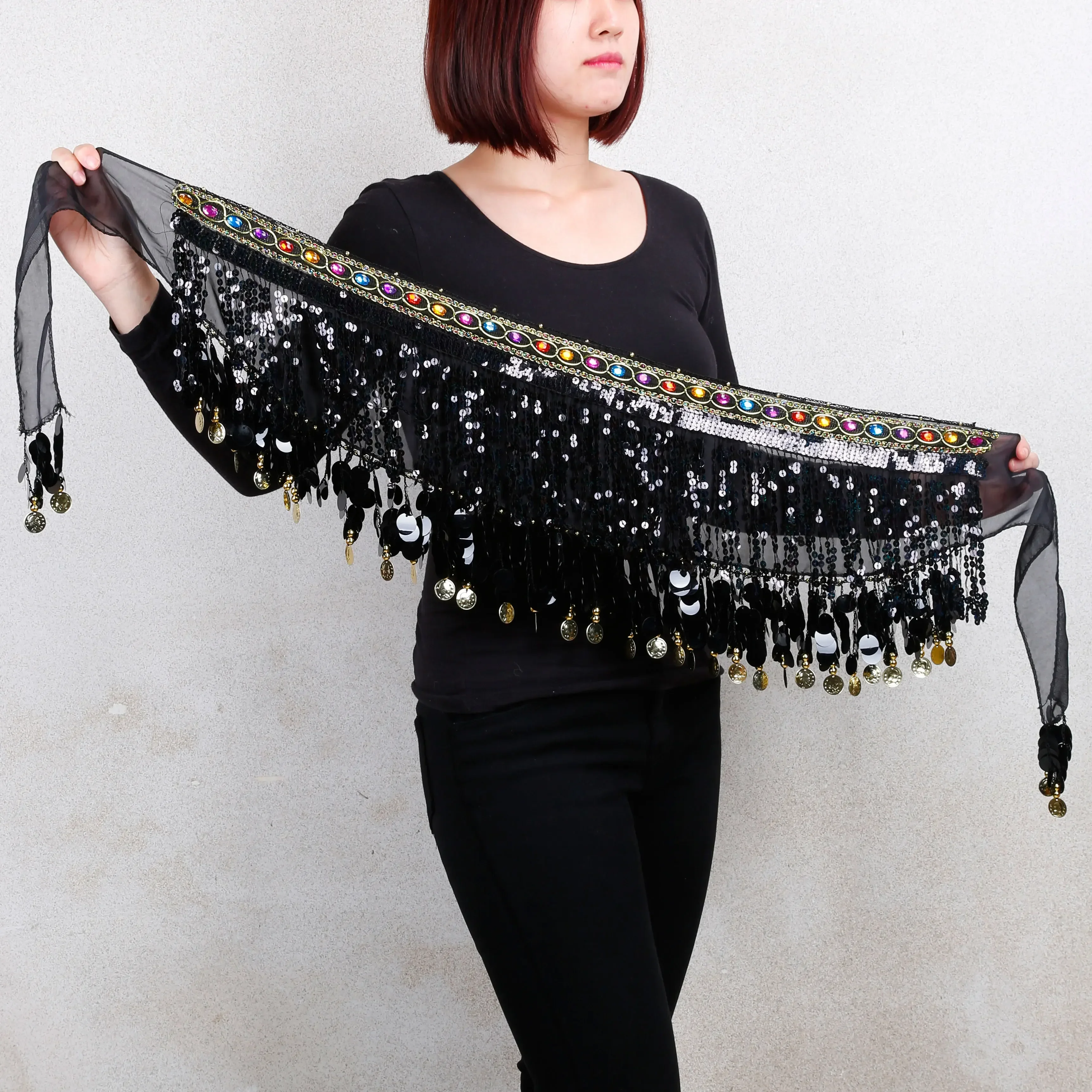 Sequins Oriental Belly Dance Costumes Belt for Sale Women Indian Dancing Hip Scarf Scarves Bellydance Accessories
Sequins Oriental Belly Dance Costumes Belt for Sale Women Indian Dancing Hip Scarf Scarves Bellydance Accessories