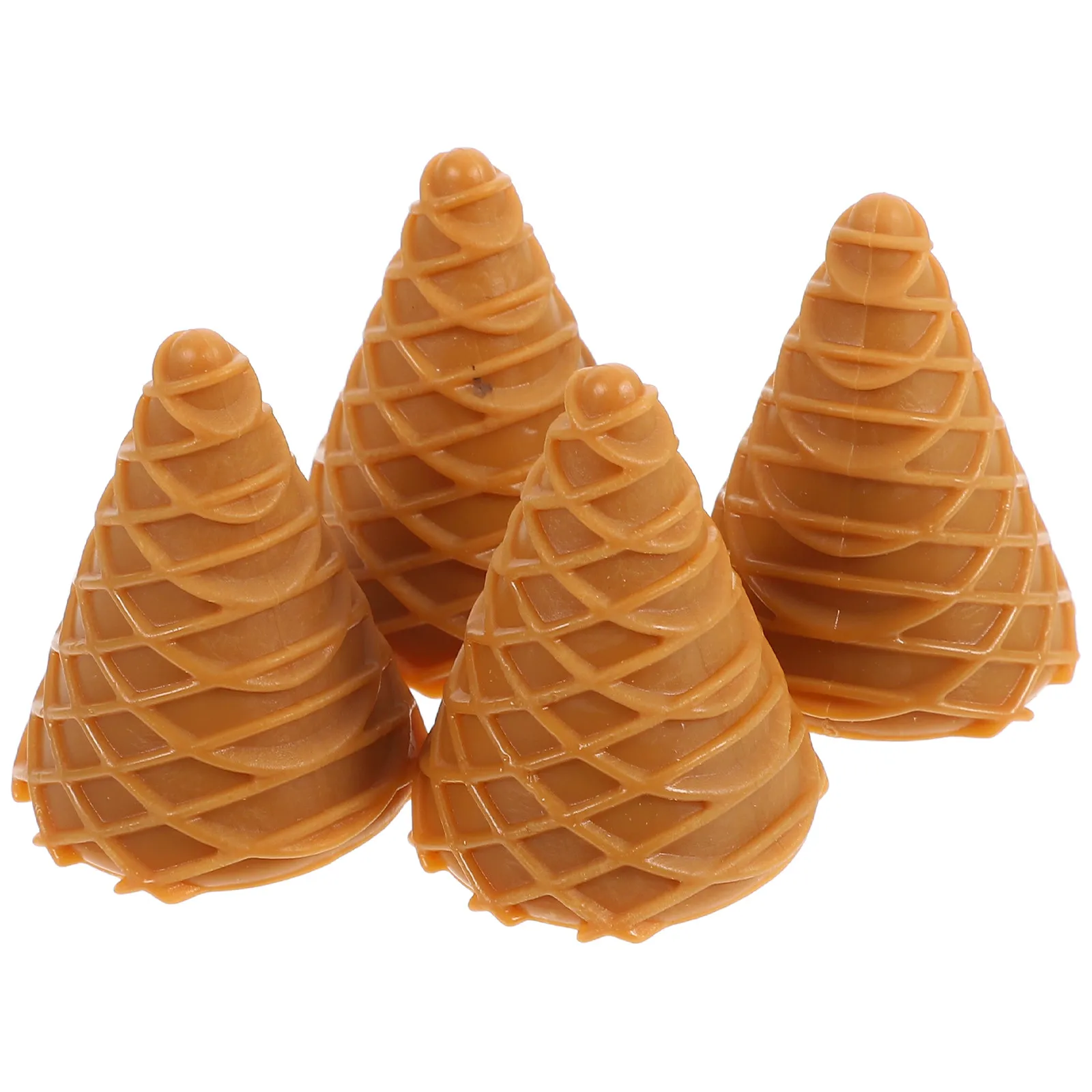 4Pcs Crispy Cone Simulation Ice Cream Base Set Lifelike Mini Waffle Cones for Pretend Play Summer Classroom Decor Teacher Role
4Pcs Crispy Cone Simulation Ice Cream Base Set Lifelike Mini Waffle Cones for Pretend Play Summer Classroom Decor Teacher Role