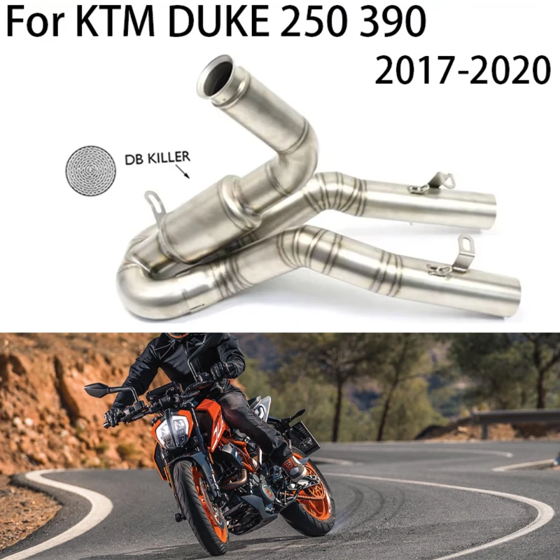 For KTM Duke 125 250 390 2017-2020 Motorcycle Exhaust Front Middle Link Connect Pipe Muffler Tube Stainless Steel Slip On
For KTM Duke 125 250 390 2017-2020 Motorcycle Exhaust Front Middle Link Connect Pipe Muffler Tube Stainless Steel Slip On