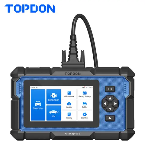TOPDON ArtiDiag600S OBD2 Scanner Car Diagnostic Tool Automotive ABS SRS TPMS Engine Test Auto Repair Mechanical Workshop Tool
